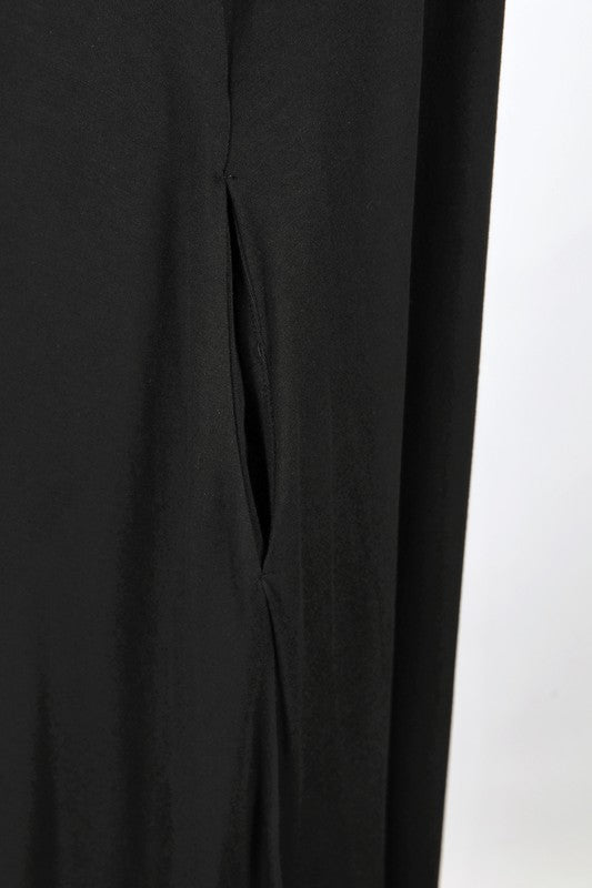 RAYON KNIT SPANDEX JERSEY |  FLARED BODY LONG CAMI DRESSE | MADE IN USA * PRE-ORDER FOR 5.20.21