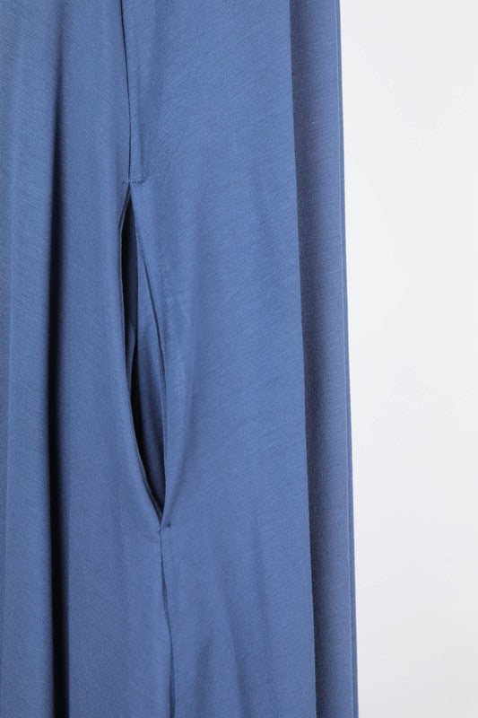 RAYON KNIT SPANDEX JERSEY |  FLARED BODY LONG CAMI DRESSE | MADE IN USA * PRE-ORDER FOR 5.20.21